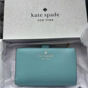 Kate Spade Smoky Blue Leather Wallet